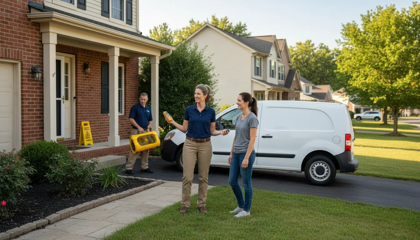 Residential water damage restoration in Casselberry, FL